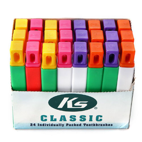 toothbrush KS Classic, 24 Individually Packed Toothbrush