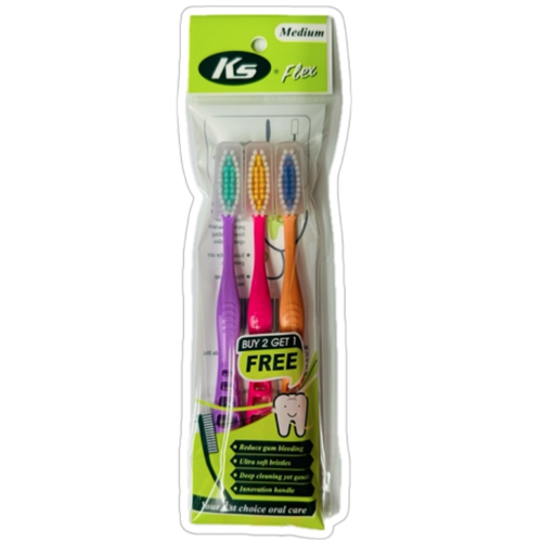 KS FLEX 2 Free 1 Toothbrush